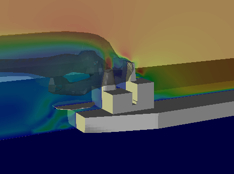 Plume gas diffusion CFD model offshore